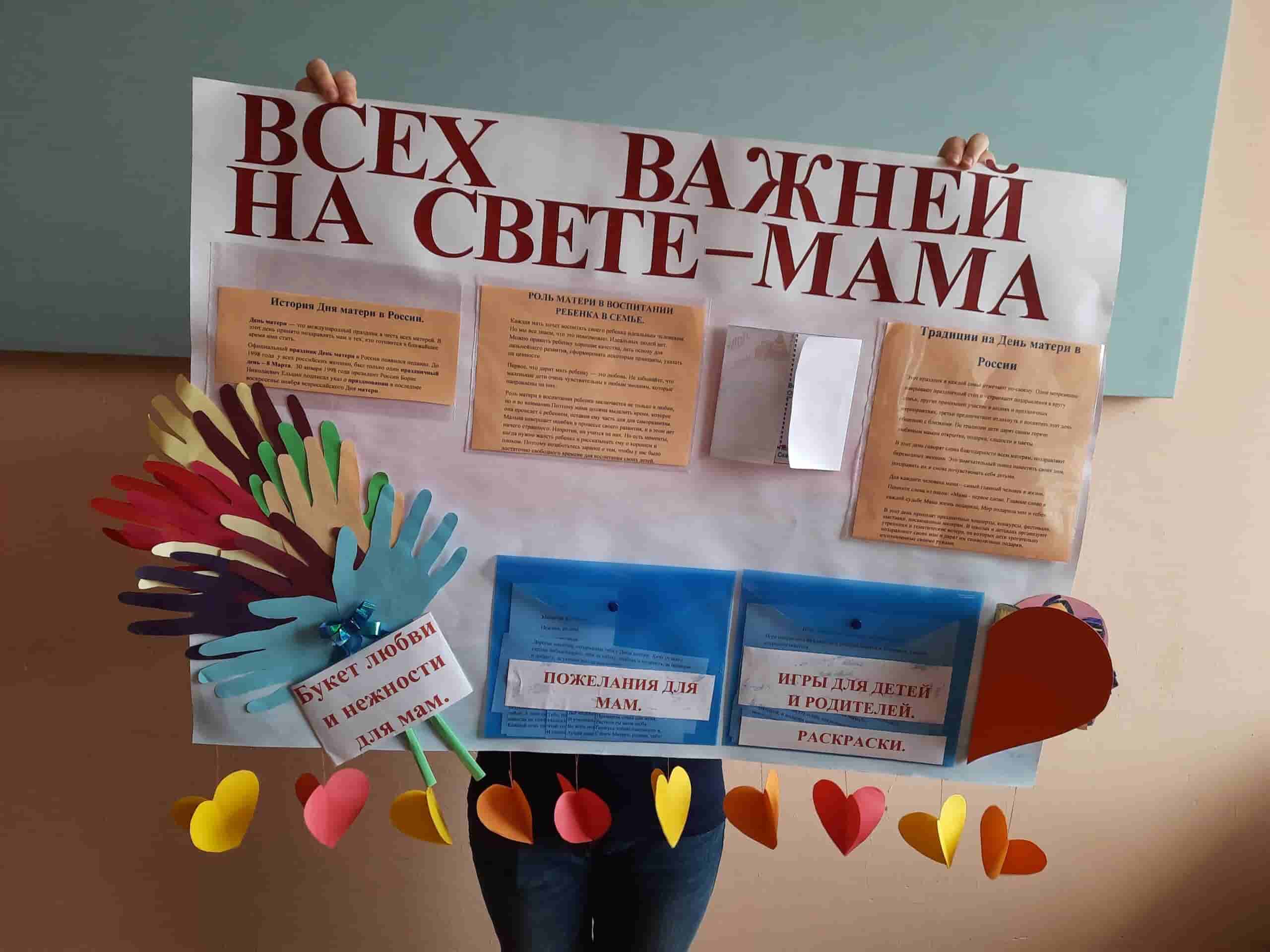 Всех важней на свете-мама